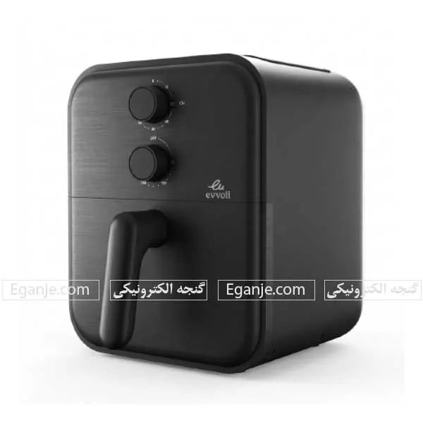 نمای کلی سرخ کن 4 لیتری ایوولی مدل EVKA-AF3801B مشکی