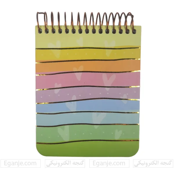 دفترچه یادداشت 100 برگ فانتزی جلد سخت طلاکوب سویل