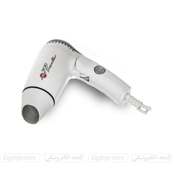 سشوار مسافرتی پارس خزر مدل HD-861 رنگ سفید