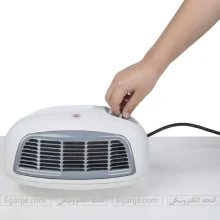 فن هیتر پارس خزر رومیزی مدل FH-2000P در حال روشن کردن