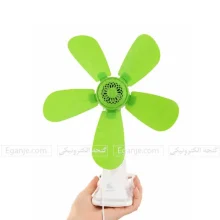 پنکه رومیزی گیره ای 5 پره مدل MIR-110-5 | ارسال فوری
