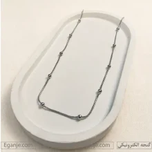 گردنبند استیل ماری نقره ای