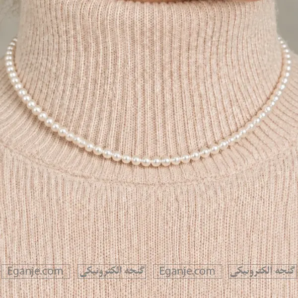 گردنبند مروارید ریز طرح چوکر | ارسال فوری